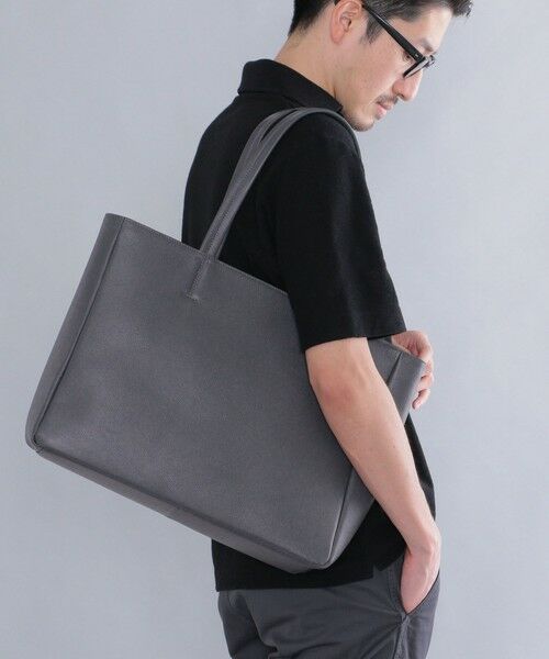【人気】SHIPS シップス スマート レザー トートバッグ ブラック 本革 SHIPS（シップス） SHIPS: スマート レザー トートバッグ : タカシマヤ