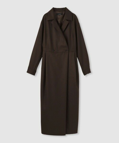 allureville（アルアバイル） ウールポリカシュクール風ワンピース