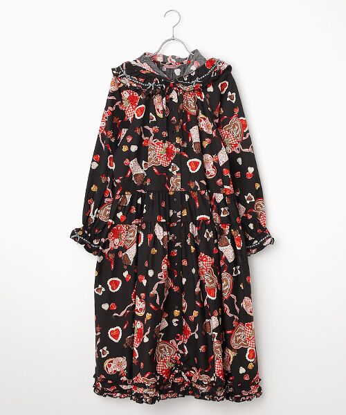 PINK HOUSE（ピンクハウス） スウィートメモリーズプリントミディ