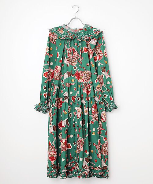 PINK HOUSE（ピンクハウス） スウィートメモリーズプリントミディ