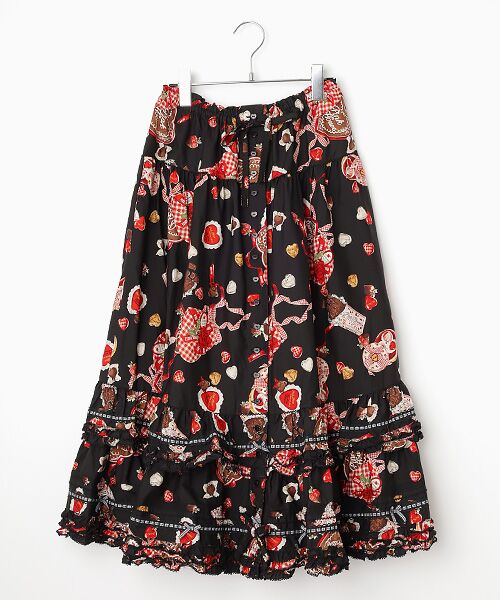 PINK HOUSE（ピンクハウス） スウィートメモリーズプリントミディ