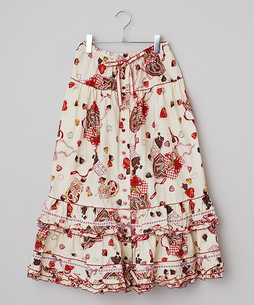 PINK HOUSE（ピンクハウス） スウィートメモリーズプリントミディ