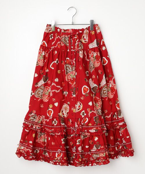 PINK HOUSE（ピンクハウス） スウィートメモリーズプリントミディ