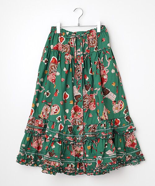 PINK HOUSE（ピンクハウス） スウィートメモリーズプリントミディ