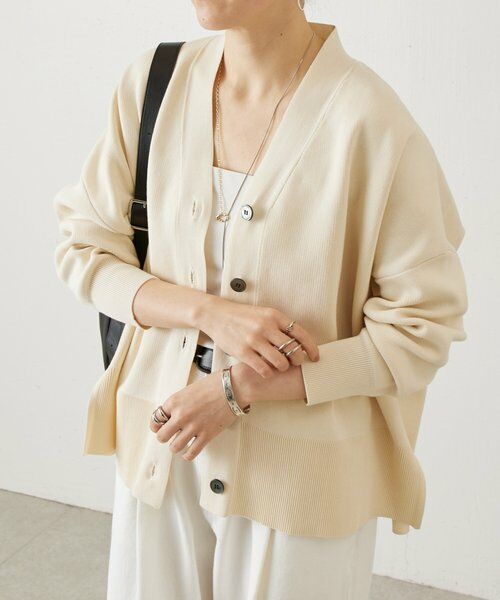 BEARDSLEY（ビアズリー） 刺繍入りビッグカーディガン : タカシマヤ