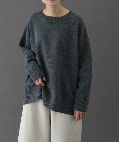 アーバンリサーチ ドアーズ（URBAN RESEARCH DOORS）/FORK&SPOON　コットンブレンドチュニックニット URBAN RESEARCH DOORS（アーバンリサーチドアーズ） URBAN RESEARCH