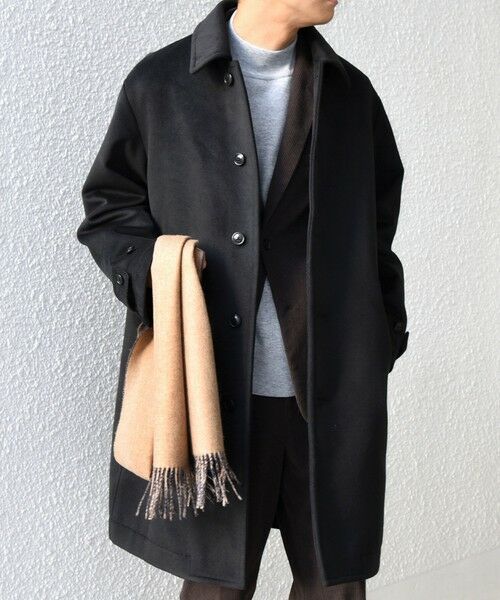 SHIPS（シップス） SHIPS any: ウォーム メルトン ステンカラー コート
