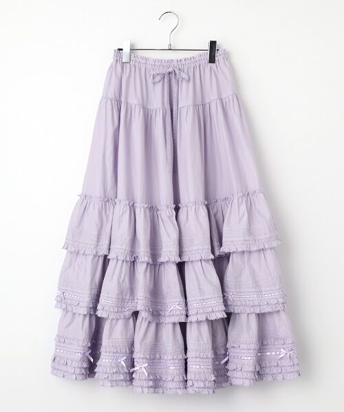 PINK HOUSE（ピンクハウス） フリル使いローンスカート : タカシマヤ