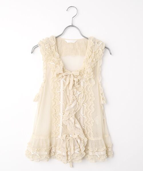 PINK HOUSE（ピンクハウス） ドットチュールベスト : タカシマヤ