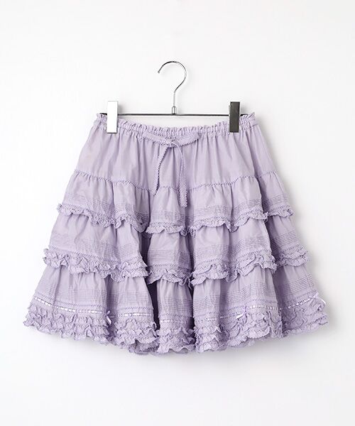 PINK HOUSE（ピンクハウス） フリル使いティアードタブリエ