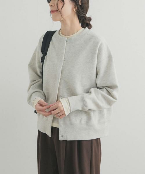 【新品・タグ付き】裏起毛スウェットカーディガン アーバンリサーチドアーズ URBAN RESEARCH DOORS（アーバンリサーチドアーズ） カーディガン 裏