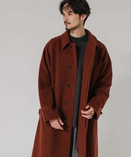 URBAN RESEARCH（アーバンリサーチ） WOOL BEAVER BELTED COAT