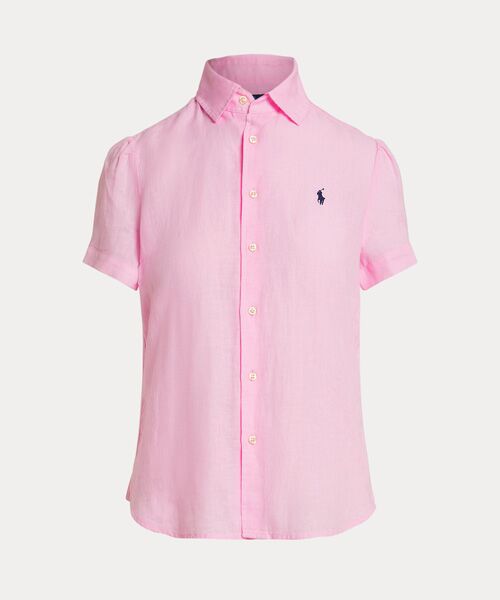 Polo Ralph Lauren ノースリーブポロシャツ ピンク POLO RALPH LAUREN ポロシャツ ノースリーブ ボーダー ピンク ホワイト