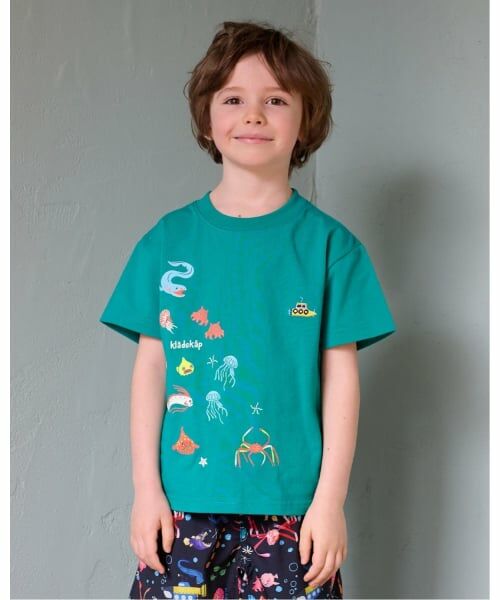 kladskap（クレードスコープ） 蓄光深海魚刺しゅう半袖Tシャツ
