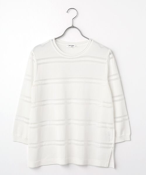 pierre cardin signe / ピエール・カルダン シーニュ 透かしボーダー 