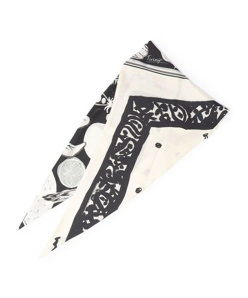 新品・未使用タグ付きmanipuri TOMORROWLAND シルクスカーフ TOMORROWLAND（トゥモローランド） manipuri VEGETABLES シルク