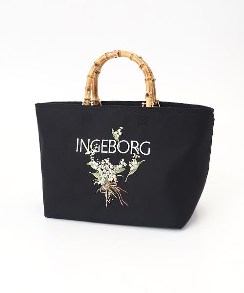 INGEBORG（インゲボルグ） バンブーハンドルトートバッグ : タカシマヤ