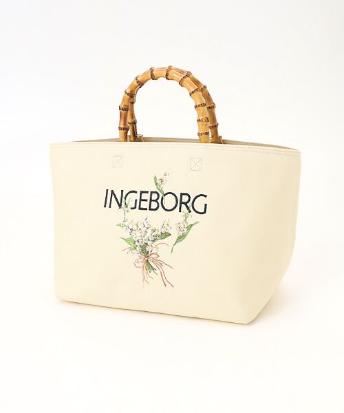 INGEBORG（インゲボルグ） バンブーハンドルトートバッグ : タカシマヤ