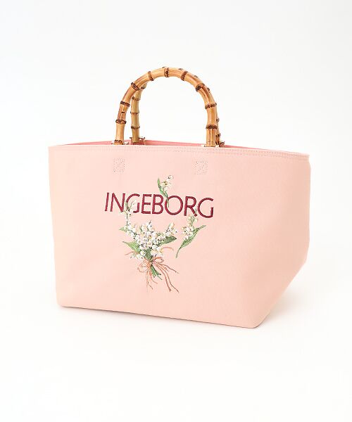 INGEBORG（インゲボルグ） バンブーハンドルトートバッグ : タカシマヤ