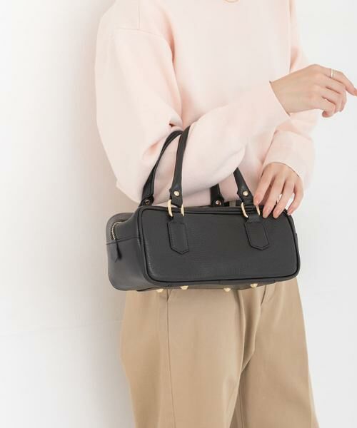 URBAN RESEARCH（アーバンリサーチ） レザースクエアボストンバッグ