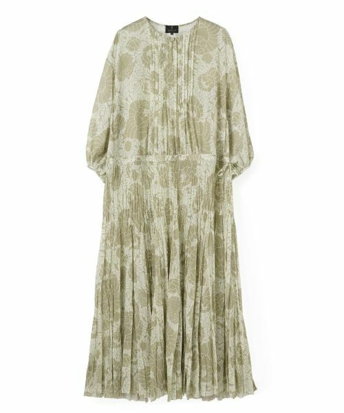 LANVIN COLLECTION / ランバン コレクション ピンタック シフォン 