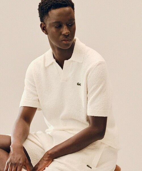 LACOSTE（ラコステ） ブークレニットスキッパーポロシャツ