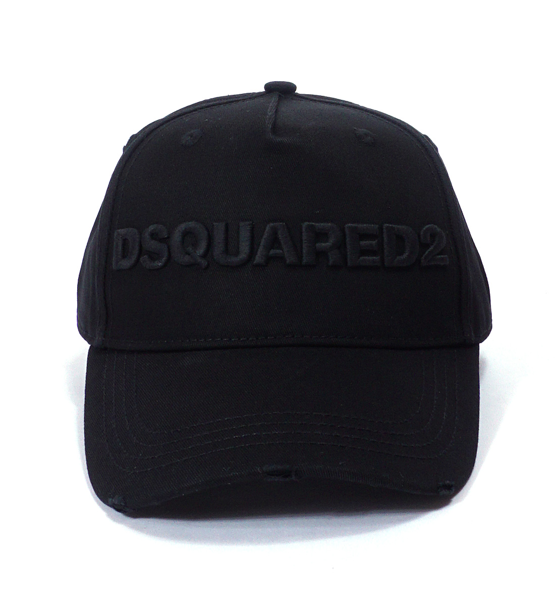 ディースクエアード キャップ DSQUARED2 ロゴ刺繍 メンズ帽子 クラッシュ加工 BCM0028 05C00001｜selecty｜03