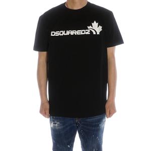 ディースクエアード DSQUARED2 Tシャツ メンズ ホワイト ブラック S71GD1278 S...