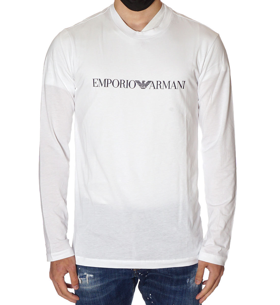 EMPORIO ARMANI ロンT Tシャツ/カットソー(七分/長袖) トップス メンズ アウトレット 激安店舗