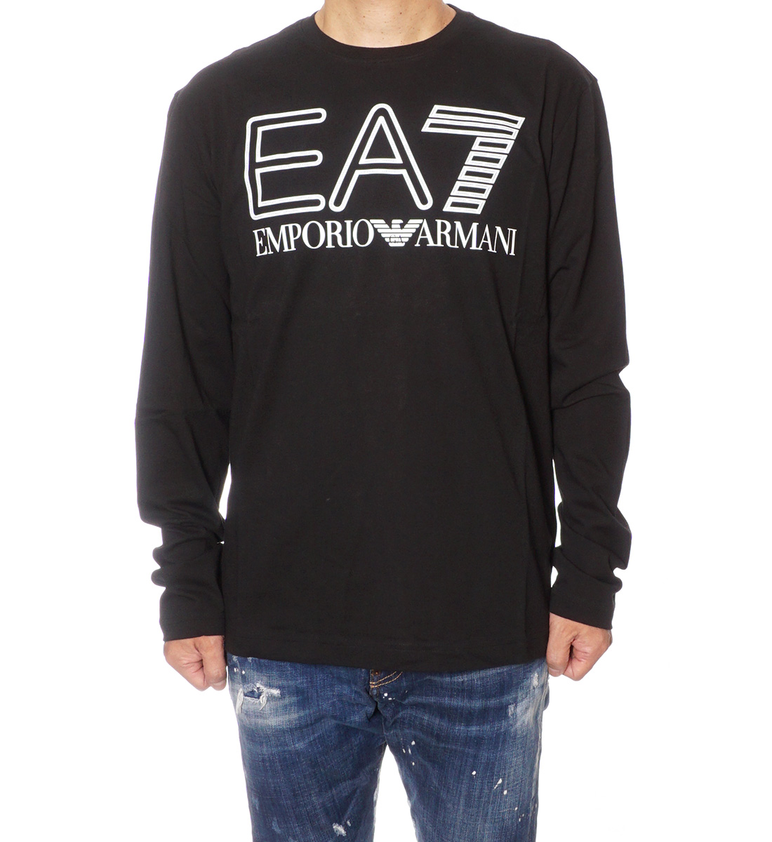 エンポリオ・アルマーニ  EMPORIO ARMANI EA7 長袖 Tシャツ ロングTシャツ ロンT メンズ 6RPT04 PJFFZ