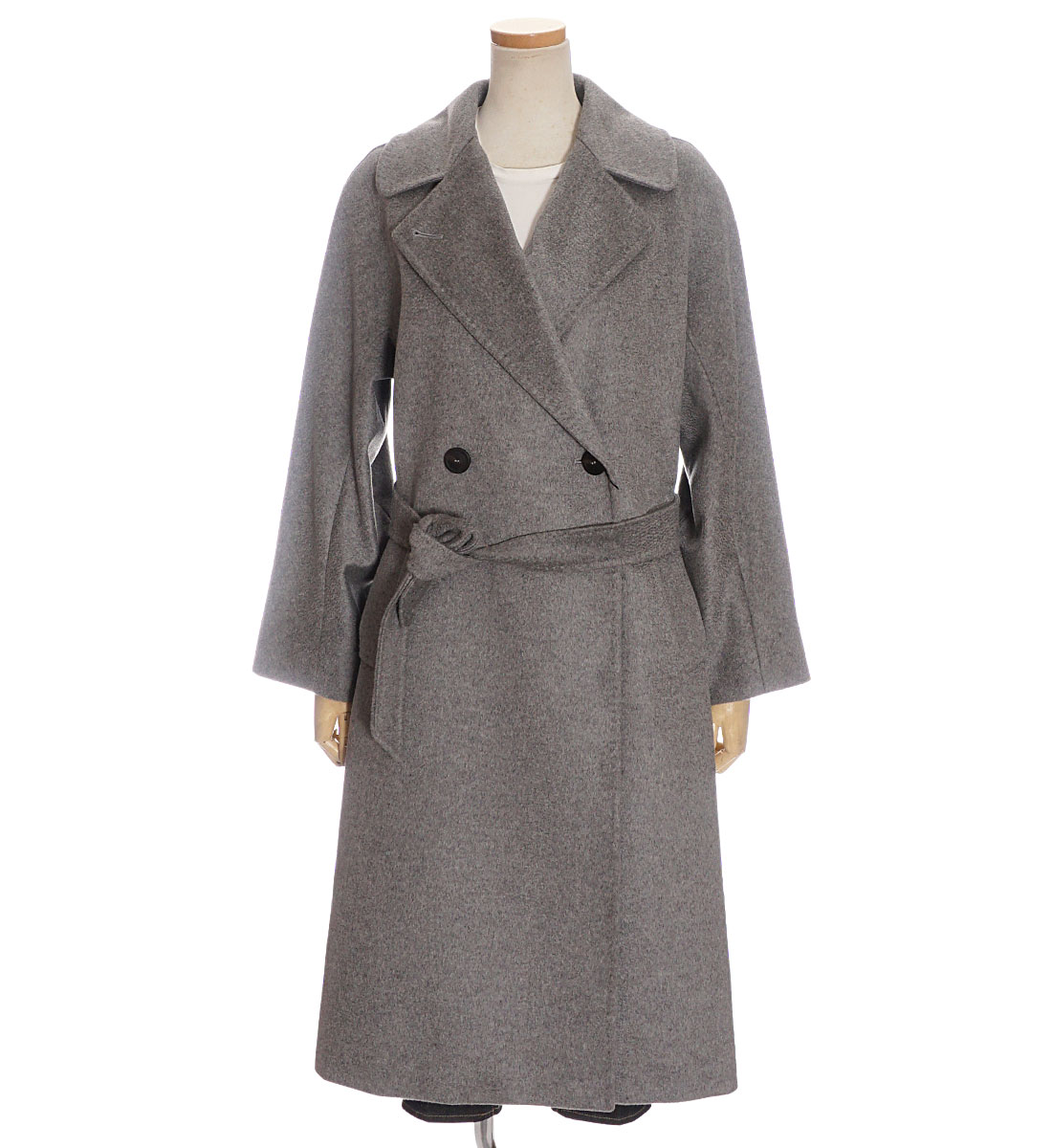 マックスマーラウィークエンドライン MAXMARA WEEKEND LINE ウールコート ベルト付き レディース グレー 50160123000 RESINA