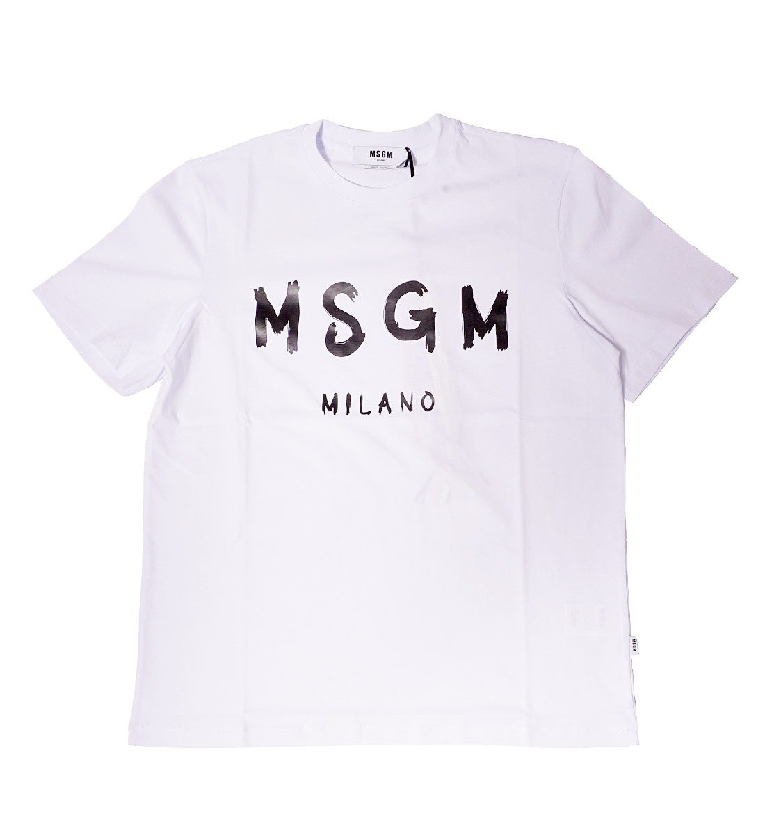 ョップ MSGM - 新品☆MSGM☆ちびロゴTシャツ サイズS ホワイトの通販