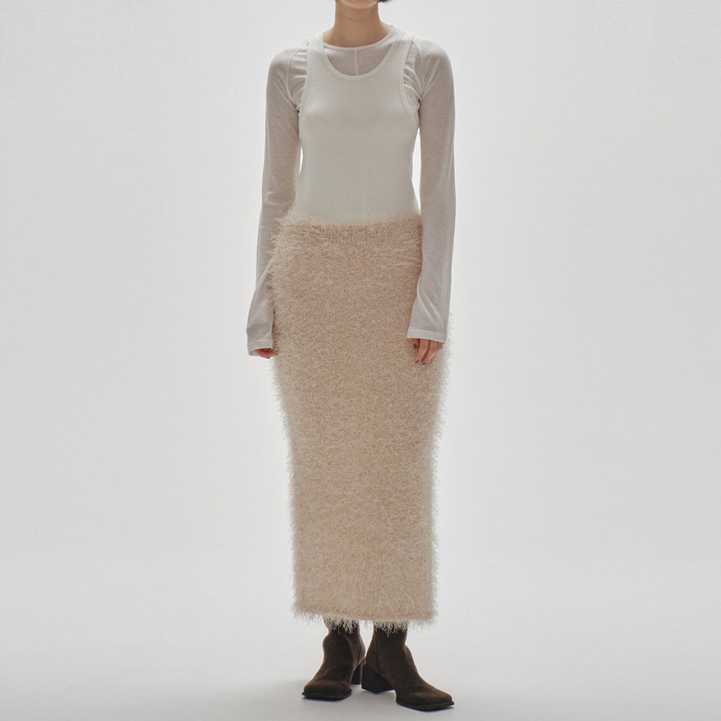 (予約) TODAYFUL Shaggy Knit Skirt シャギーニットスカート 124208...