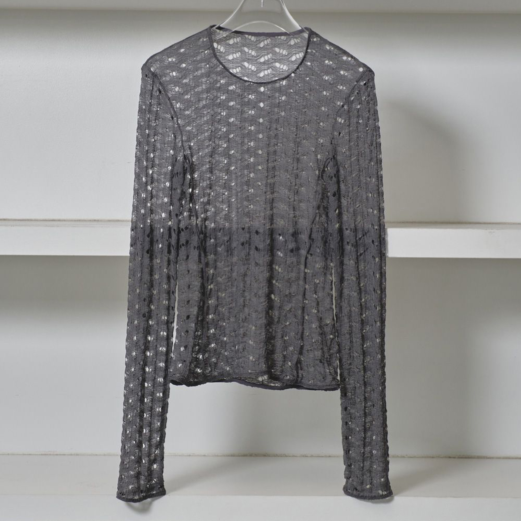 TODAYFUL トゥデイフル Jacquard Long T-shirts ジャガードロングTシャツ 12510602 2025春夏 レディース トップス | TODAYFUL | 01