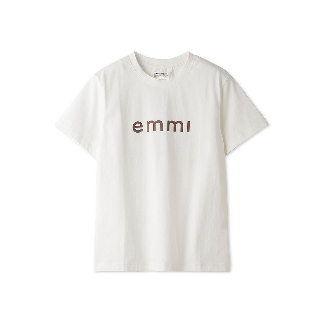 エミ アトリエ emmi atelier emmi×PARKS PROJECT オーガニックコットンTシャツ 13wct242036 レディース｜selectzakkamu｜02