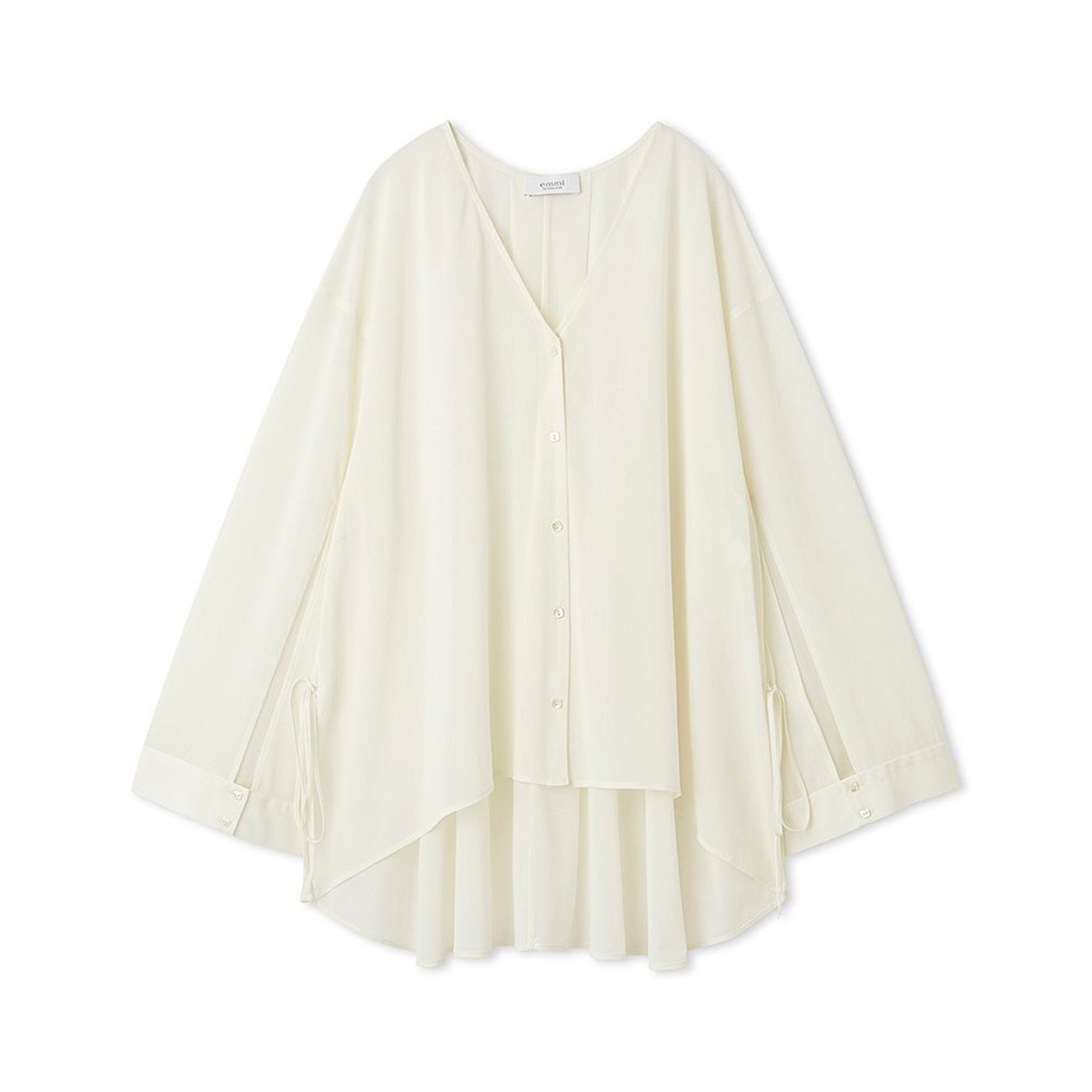エミ アトリエ emmi atelier シアーボリュームシャツ 13wfb252015 レディース トップス 羽織 ブラウス デイリー 接触冷感 2025夏 | emmi yoga | 02