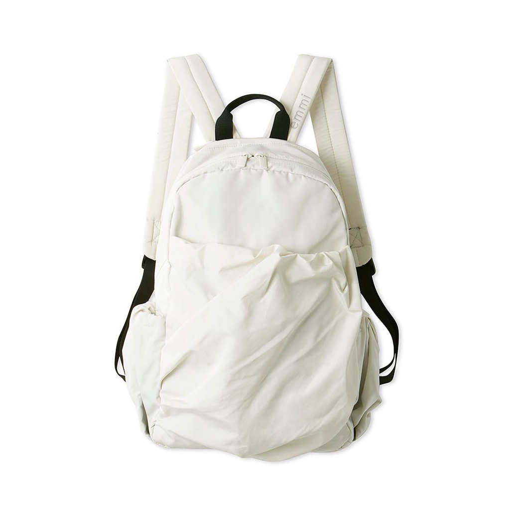 emmi atelier エミ アトリエ eco 撥水ギャザーボディーバックパック リュック 13wgb231301 13wgb239304 レディース スポーツBAG ジムバッグ | emmi yoga | 07