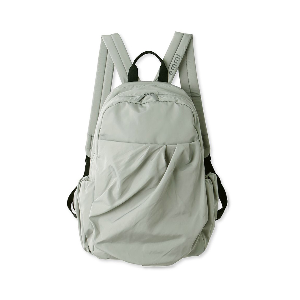 emmi atelier エミ アトリエ eco 撥水ギャザーボディーバックパック リュック 13wgb231301 13wgb239304 レディース スポーツBAG ジムバッグ | emmi yoga | 08