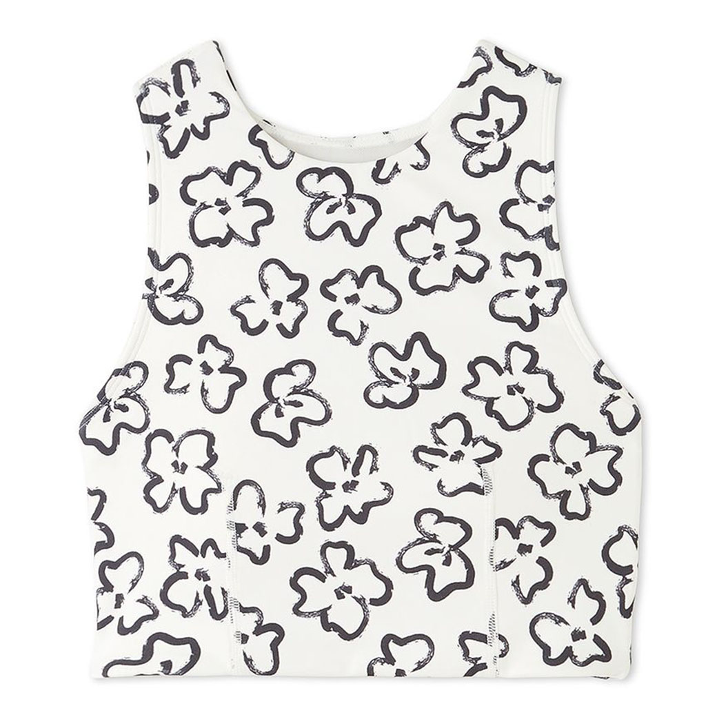 SALE40%OFF emmi yoga eco ドローウィングブラトップ 14wct244205 レディース トップス 花柄 アメスリ型 スポーティー ヨガウェア 吸水速乾機能 | emmi yoga | 01