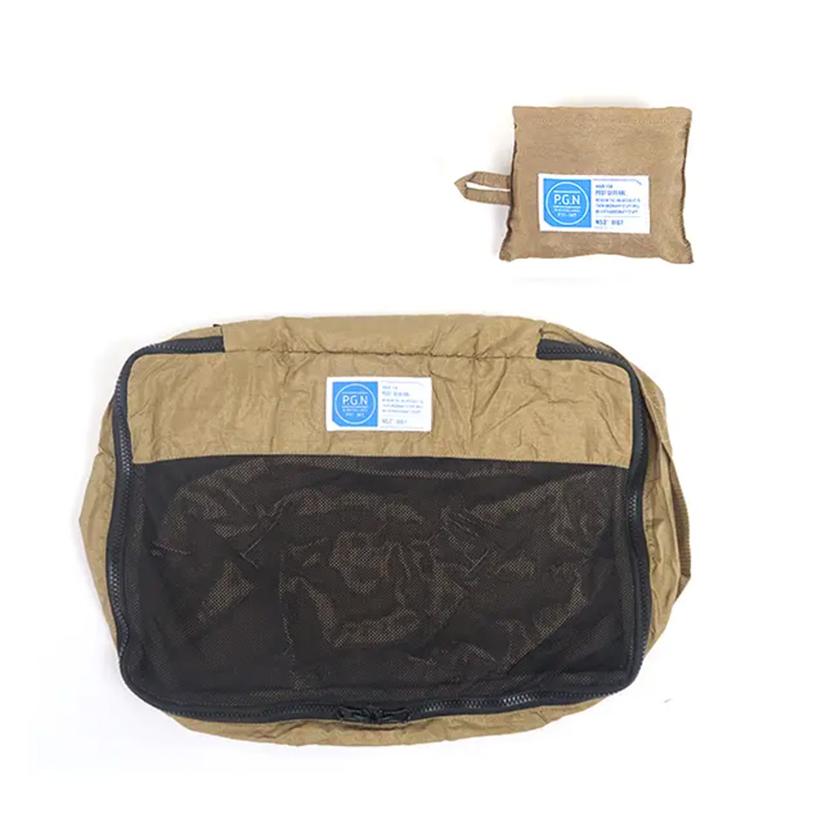 POST GENERAL(ポストジェネラル) PACKABLE PARACHUTE NYLON PACKING BAG L パラシュートナイロンパッキングバッグ トラベルバック収納 キャンプ 車中泊｜selectzakkamu｜02