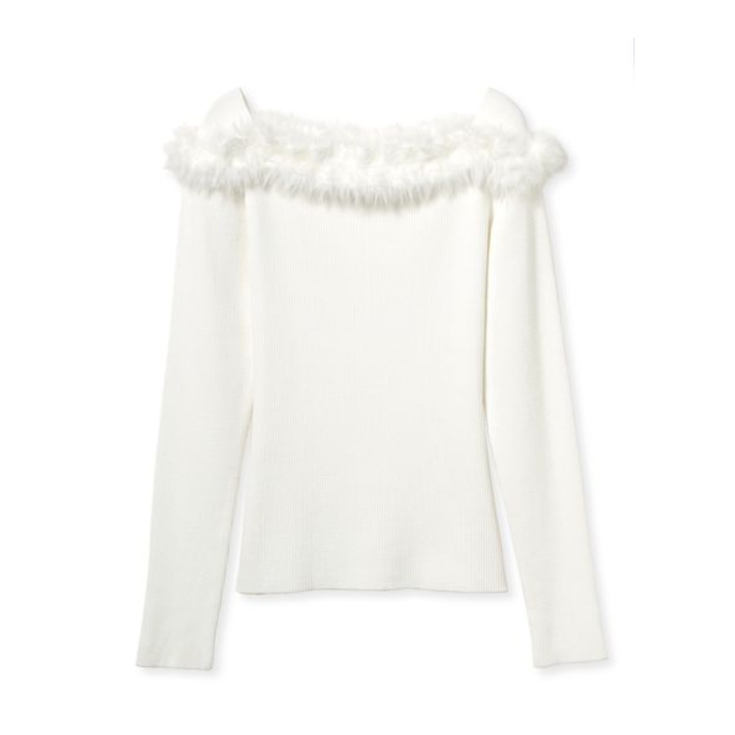 SALE40%OFF CELFORD セルフォード フェザーフリルリブニットプルオーバー cwnt245020 レディース トップス 長袖 エレガント 華やか 食事会 CELFORD SALE40%OFF セルフォード フェザーフリルリブニットプル
