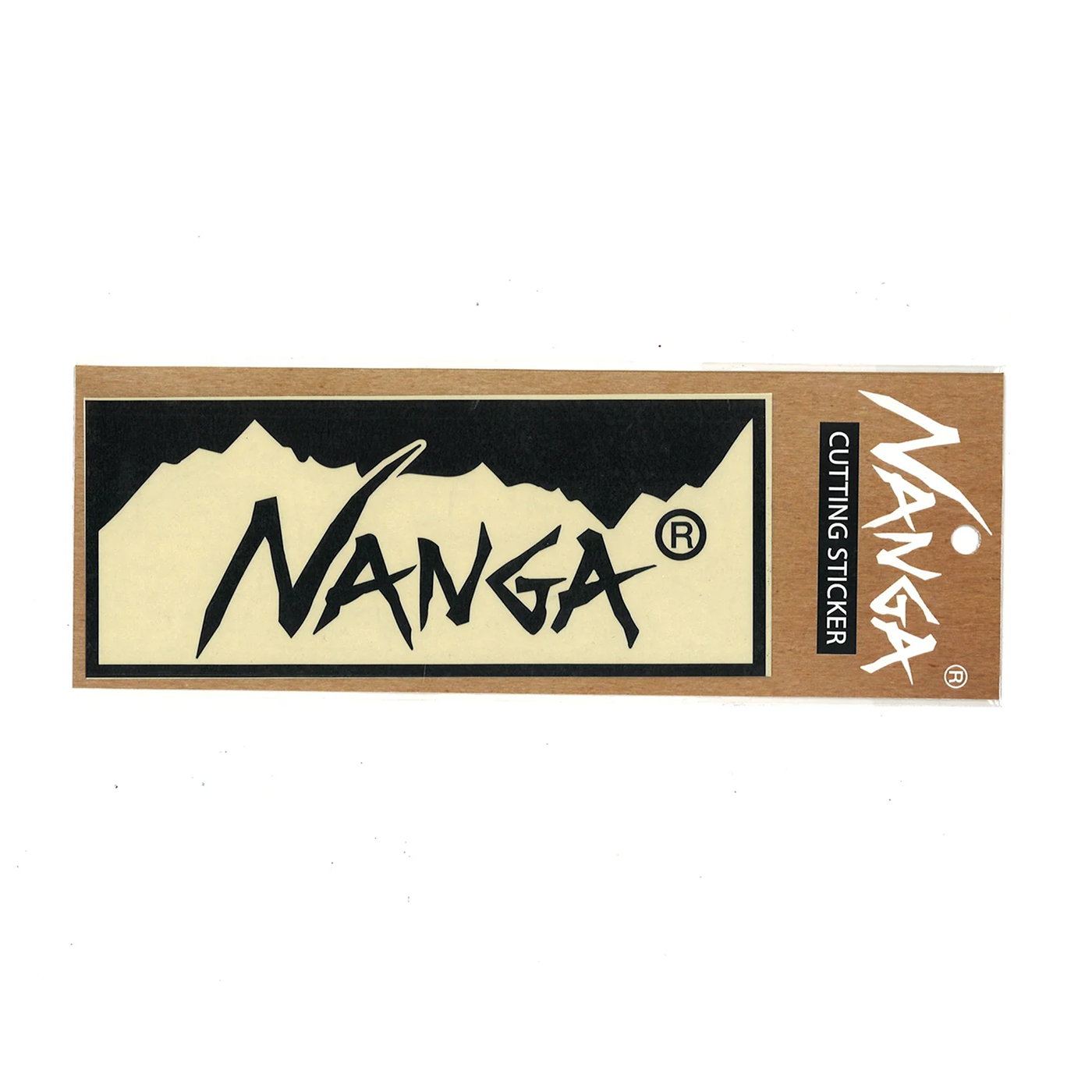 NANGA ナンガ CUTTING BOX LOGO STICKER カッティング ボックス ロゴ ステッカー アウトドア 耐水 耐光 | NANGA | 02