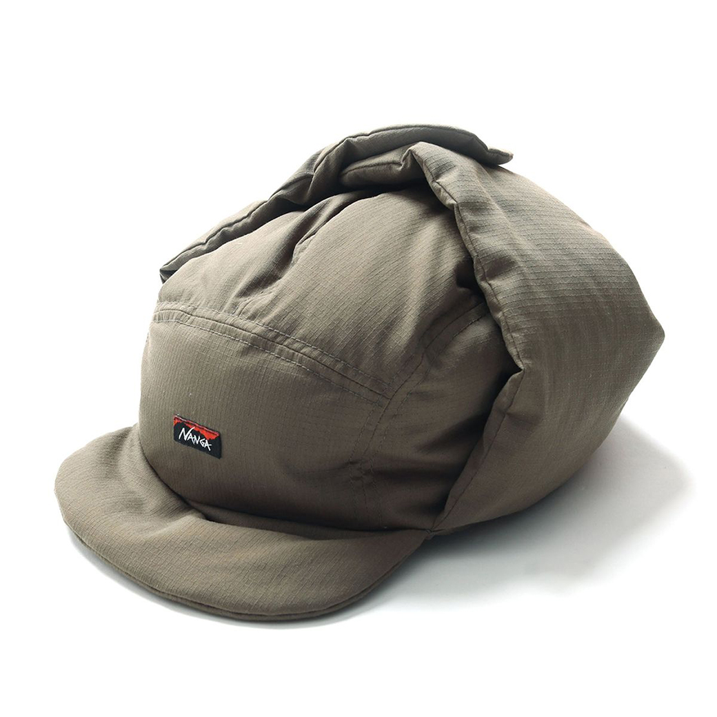 NANGA ナンガ HINOC RIPSTOP DOWN EAR FLAP CAP ヒノックリップストップ ダウンイヤーフラップキャップ アウトドア 帽子 | NANGA | 02