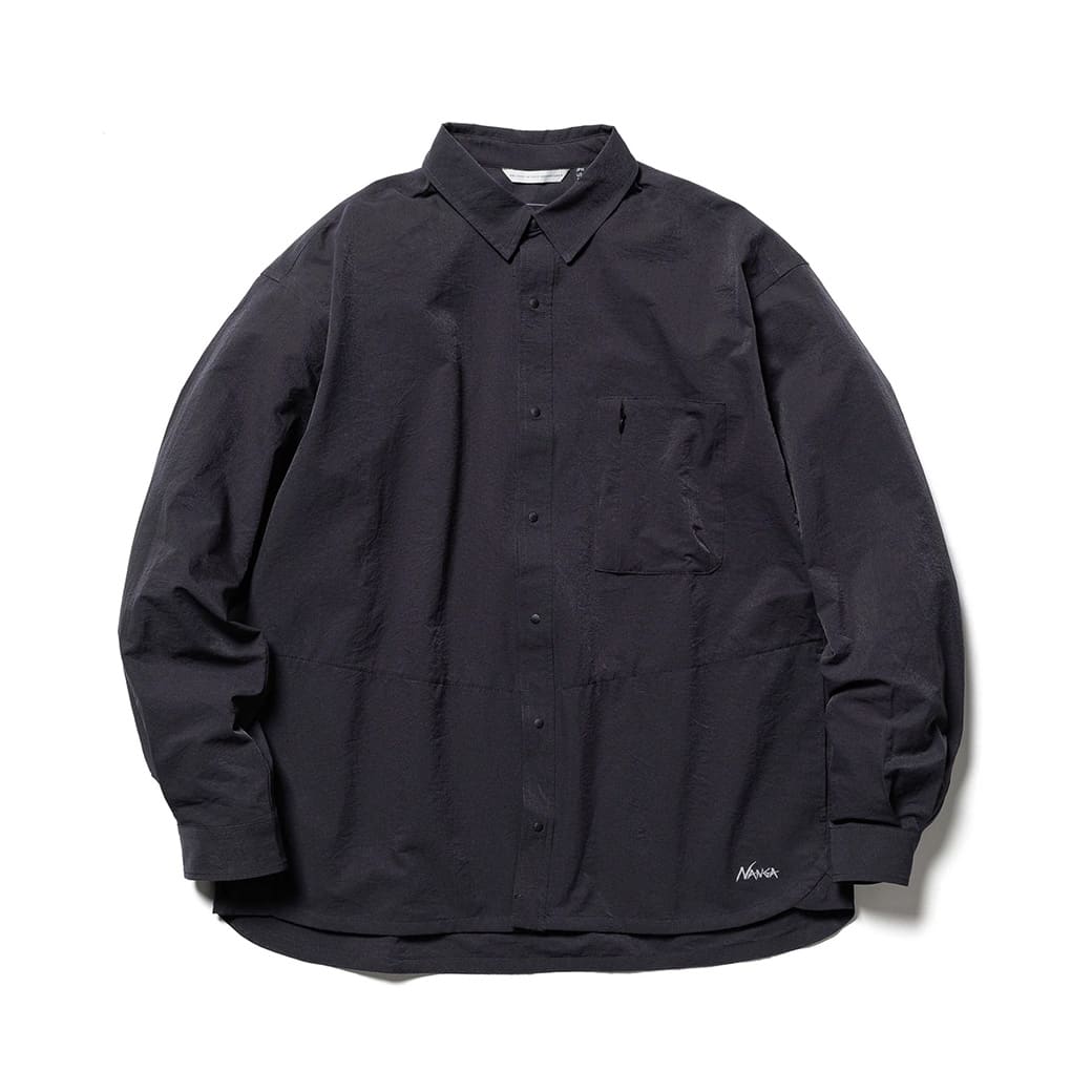 NANGA ナンガ DOT AIR COMFY L/S SHIRT ドットエア コンフィ ロングスリーブシャツ NW2411-1E905-A(NW2311-1H233)｜selectzakkamu｜03