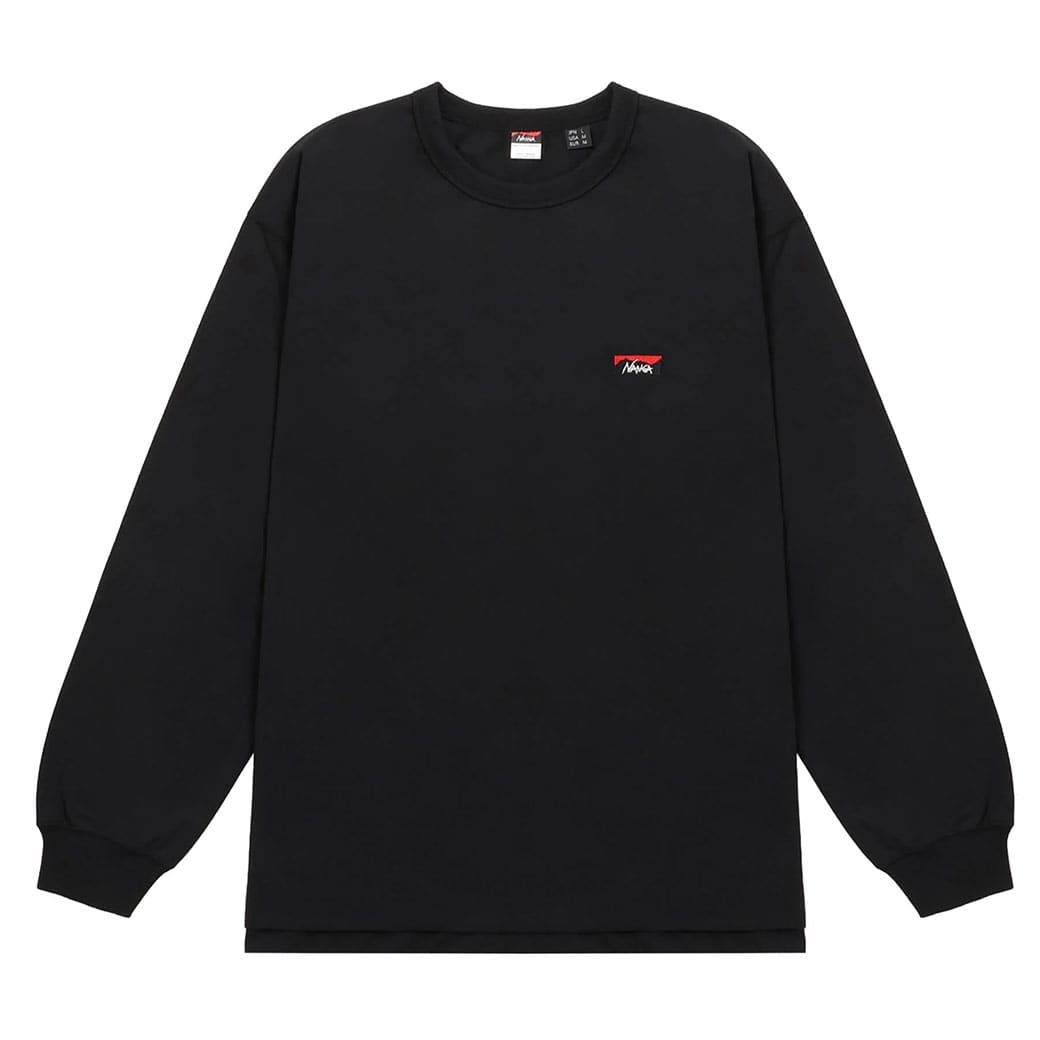 NANGA ナンガ ECO HYBRID BOX LOGO EMBROIDERY L/S TEE エコハイブリッド ボックスロゴ エンブロイダリー ロングスリーブティー | NANGA | 02