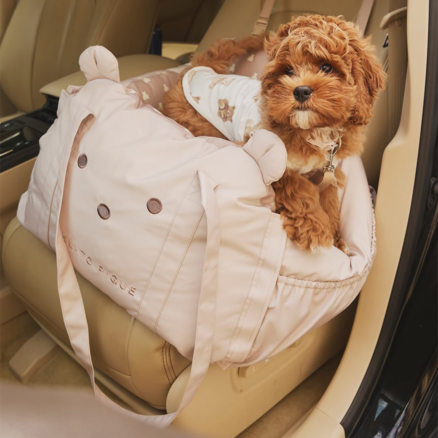 gelato pique（ジェラートピケ） CAT&DOG ベアモチーフドライブベッド