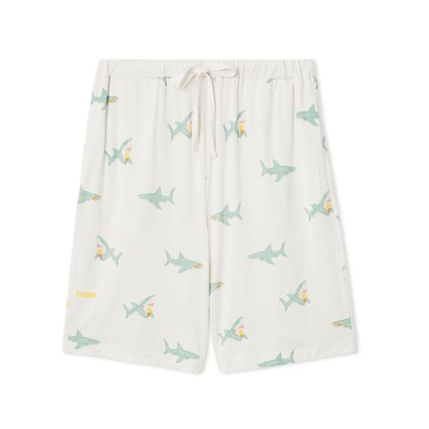ジェラートピケ オム 接触冷感 SHARK柄ハーフパンツ pmcp252301 メンズ ルームウェア パジャマ GELATO PIQUE HOMME | gelato pique | 01