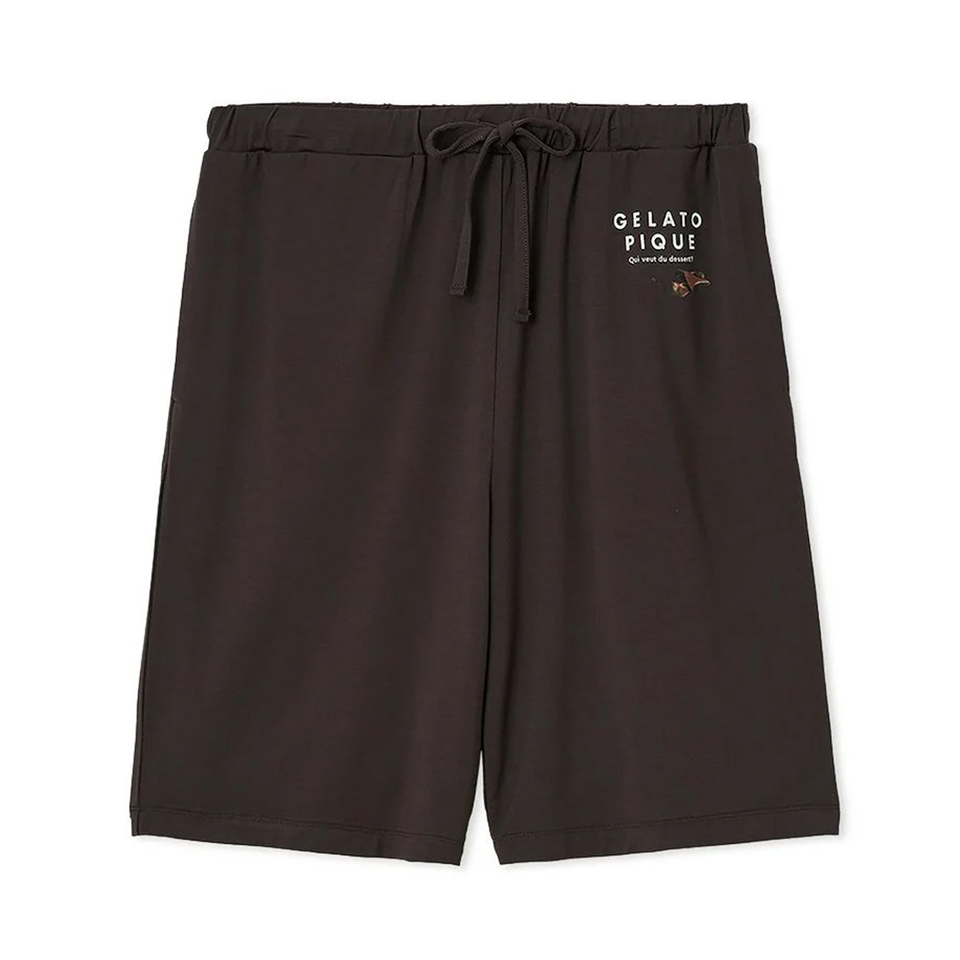 ジェラートピケ オム 接触冷感 COOLレーヨンロゴハーフパンツ pmcp252354 メンズ ルームウェア パジャマ GELATO PIQUE HOMME | gelato pique | 02