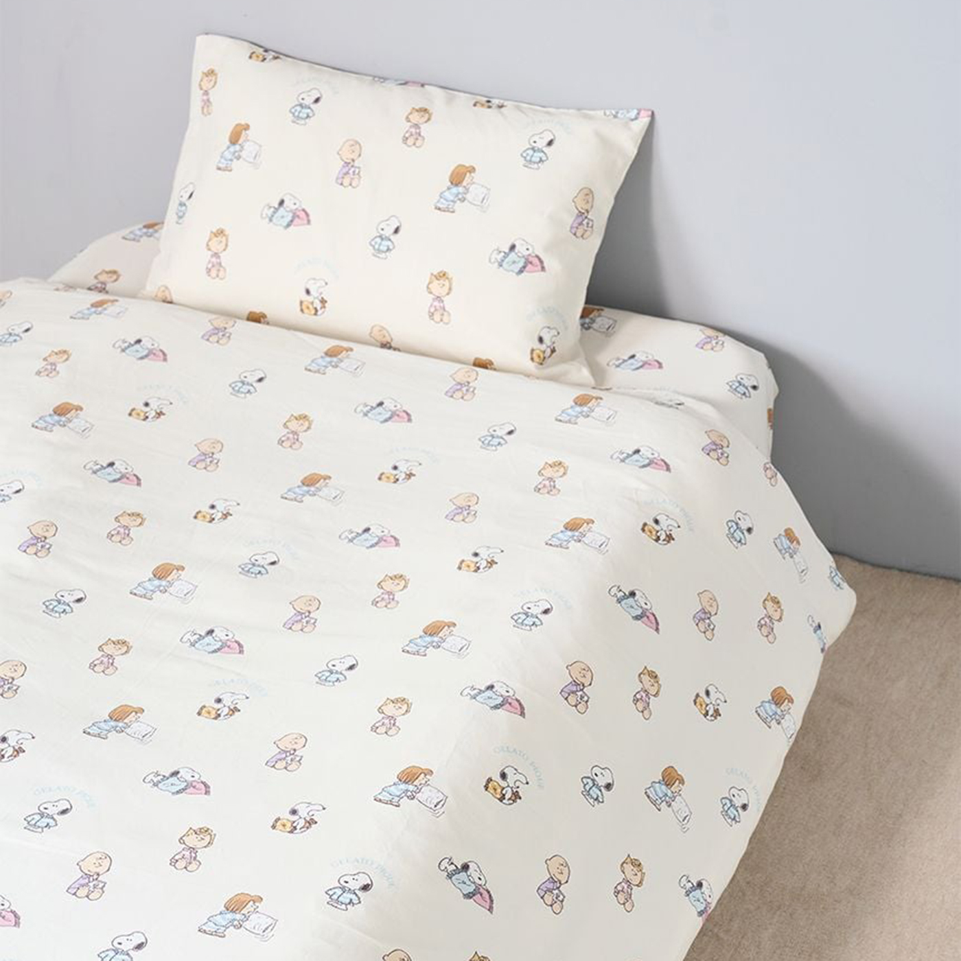 gelato pique（ジェラートピケ） Sleep PEANUTS オリジナルアート 総柄