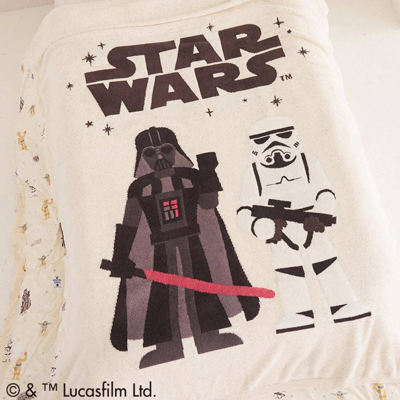 【海外購入】STARWARS 枕カバー スターウォーズ　ビンテージ　1979年 gelato pique（ジェラートピケ） Sleep STAR WARS ジャガードマルチ